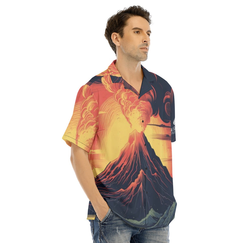 Fuego Volcanic Hawaiian Shirt