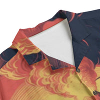 Volcanic Cotton Hawaiian Shirt
