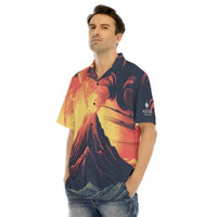 Fuego Volcanic Hawaiian Shirt