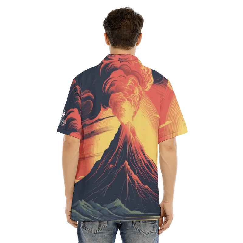 Fuego Volcanic Hawaiian Shirt