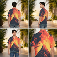 Fuego Volcanic Hawaiian Shirt