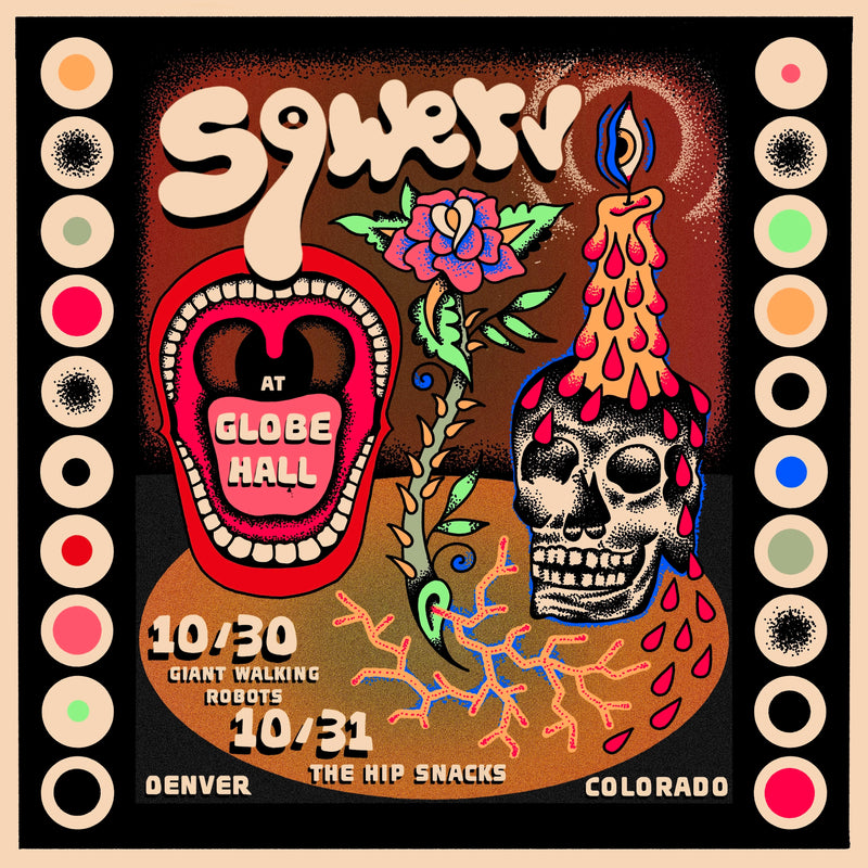 Sqwerv with Giant Walking Robots - Globe Hall, Denver CO - Friday OCT 30