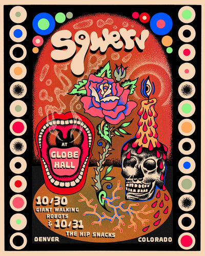 Sqwerv with Giant Walking Robots - Globe Hall, Denver CO - Friday OCT 30