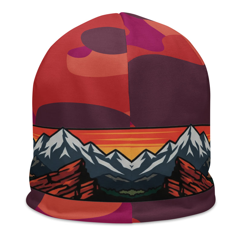 PNK Camo MTN Ohana Beanie