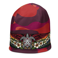 PNK Camo MTN Ohana Beanie
