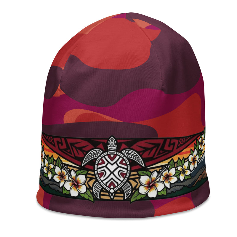 PNK Camo MTN Ohana Beanie