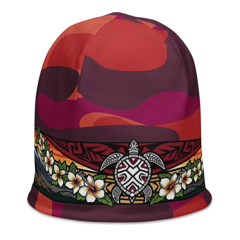 PNK Camo MTN Ohana Beanie