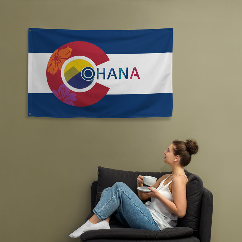 MTN OHANA Mountain Flag
