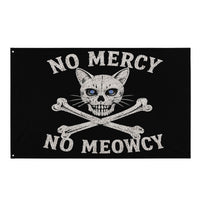 NO MEOWCY Jolly Roger Flag