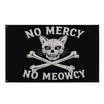 NO MEOWCY Jolly Roger Flag