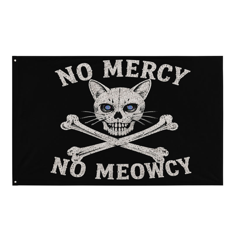 NO MEOWCY Jolly Roger Flag