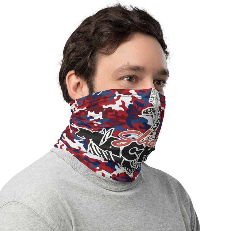 Red, White, & Camo Slick Machine Gaiter