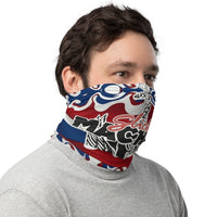 RWB Wave Slick Machine Neck Gaiter