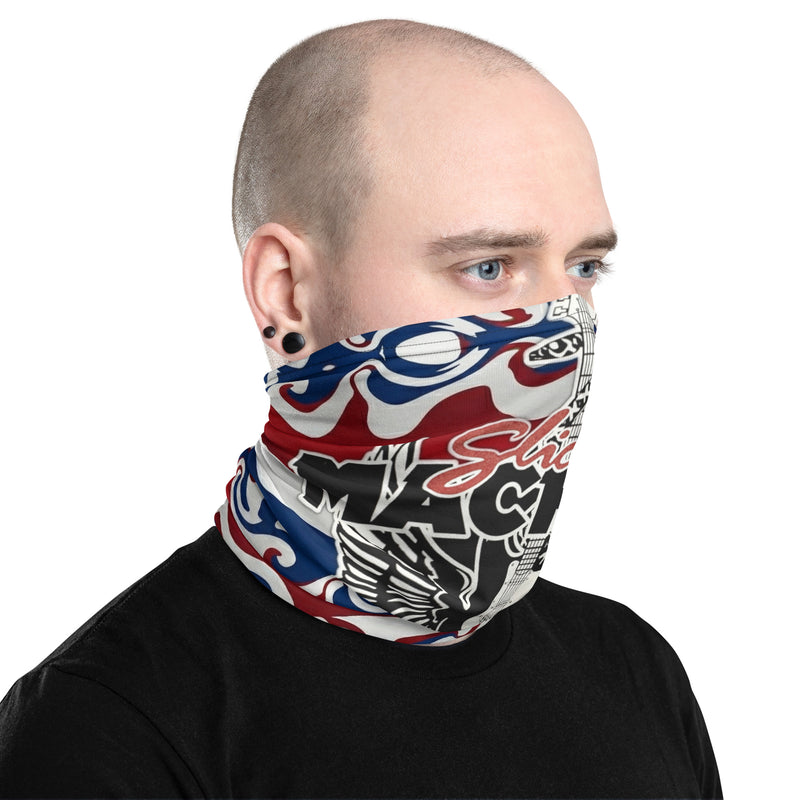 RWB Wave Slick Machine Neck Gaiter