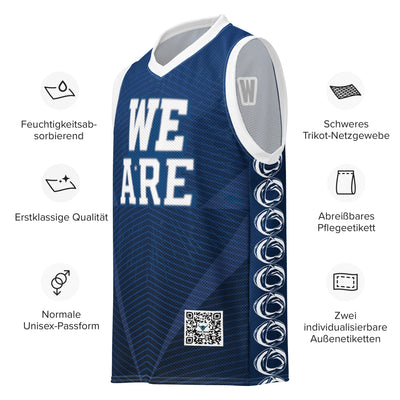 WE ARE basketball jersey