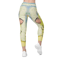 Tatyana's Tulips Leggings with Pockets