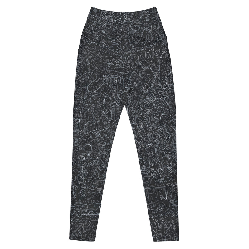 Technically Tatyana crossover leggings with pockets