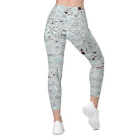 Later, Richard! Crossover leggings with pockets
