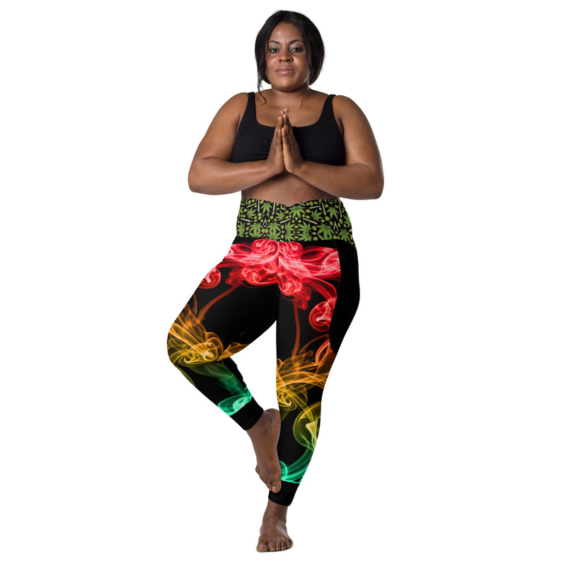 Reggae Smoke Crossover Leggings