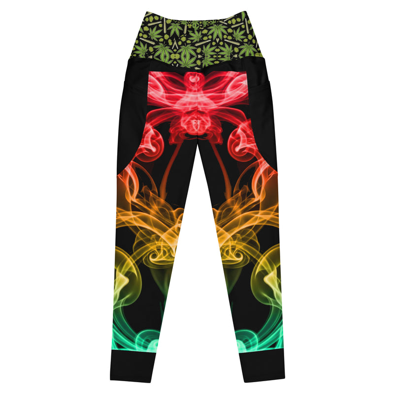 Reggae Smoke Crossover Leggings