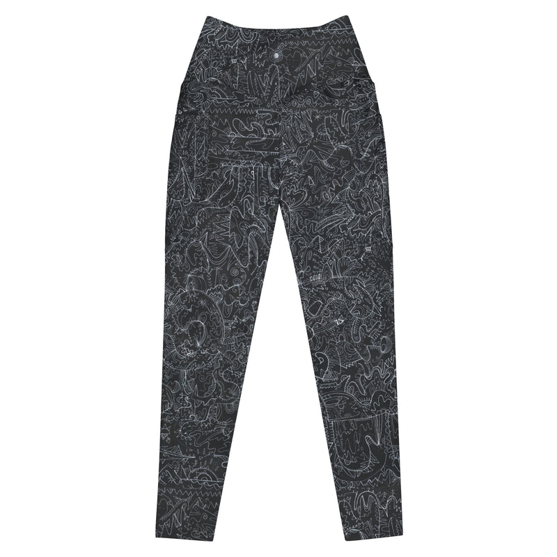 Technically Tatyana crossover leggings with pockets