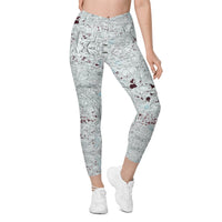 Later, Richard! Crossover leggings with pockets