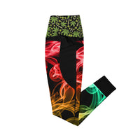 Reggae Smoke Crossover Leggings