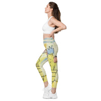 Tatyana's Tulips Leggings with Pockets