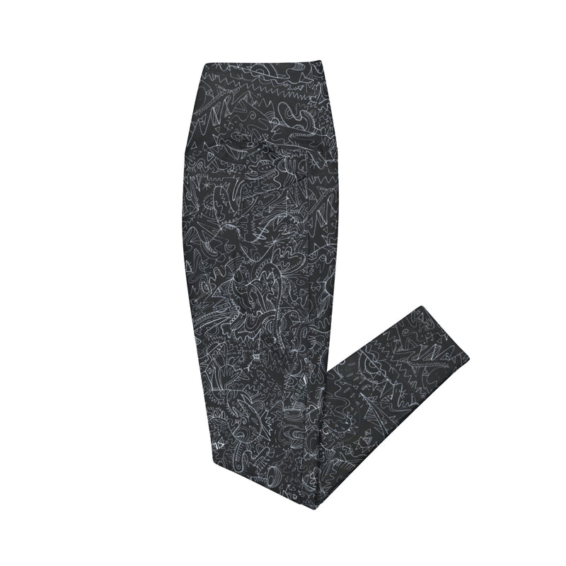 Technically Tatyana crossover leggings with pockets