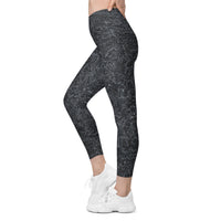 Technically Tatyana crossover leggings with pockets