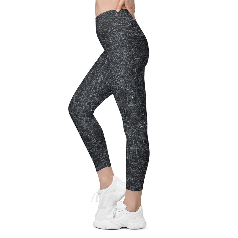 Technically Tatyana crossover leggings with pockets