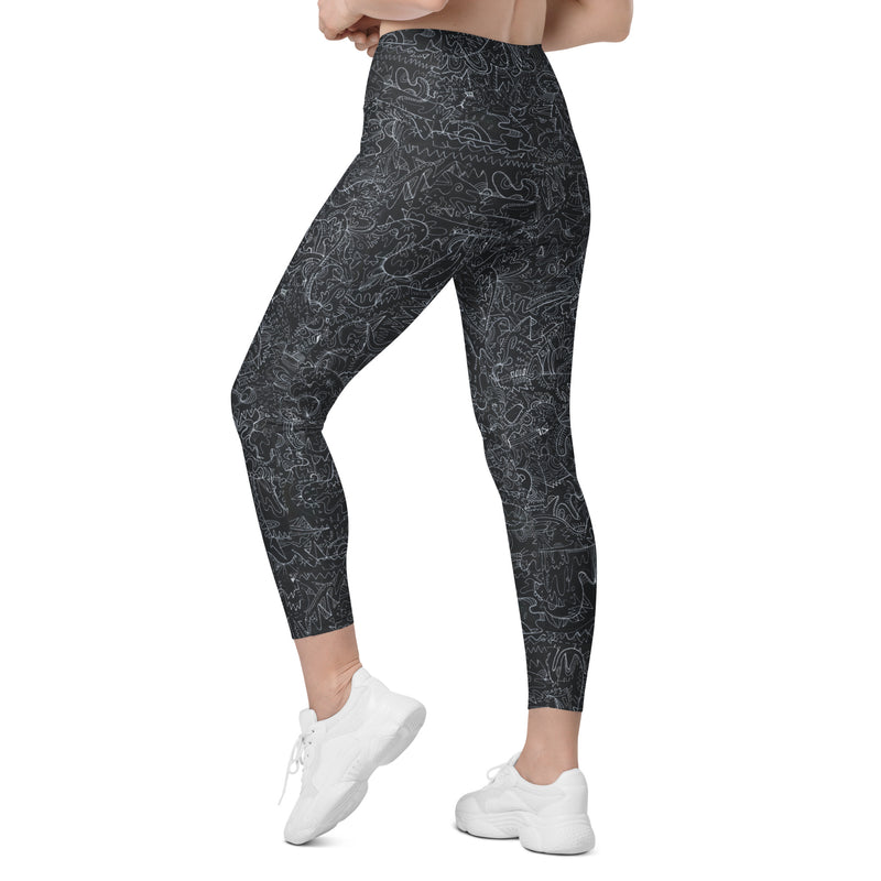 Technically Tatyana crossover leggings with pockets