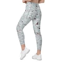 Later, Richard! Crossover leggings with pockets