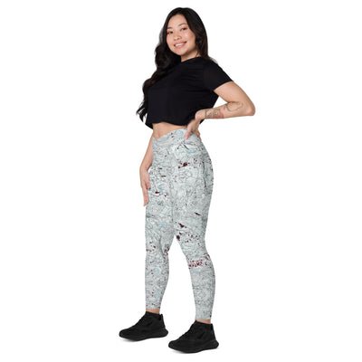 Later, Richard! Crossover leggings with pockets