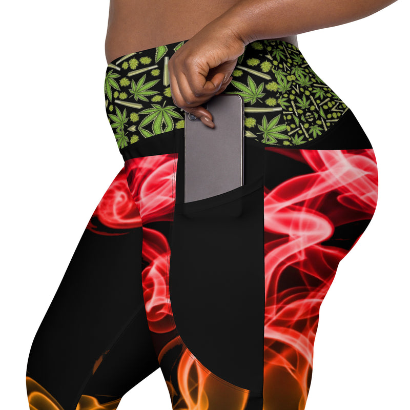 Reggae Smoke Crossover Leggings