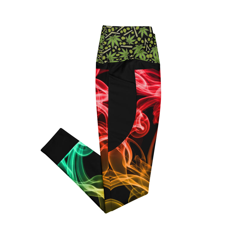 Reggae Smoke Crossover Leggings