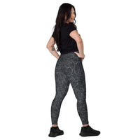 Technically Tatyana crossover leggings with pockets