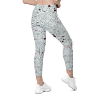 Later, Richard! Crossover leggings with pockets