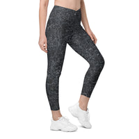 Technically Tatyana crossover leggings with pockets