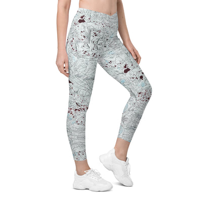 Later, Richard! Crossover leggings with pockets