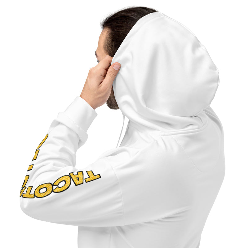 Tacotastic in White Unisex Hoodie