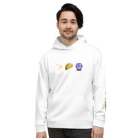 Tacotastic in White Unisex Hoodie