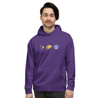 Tacotastic in Purple Unisex Hoodie