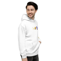 Tacotastic in White Unisex Hoodie