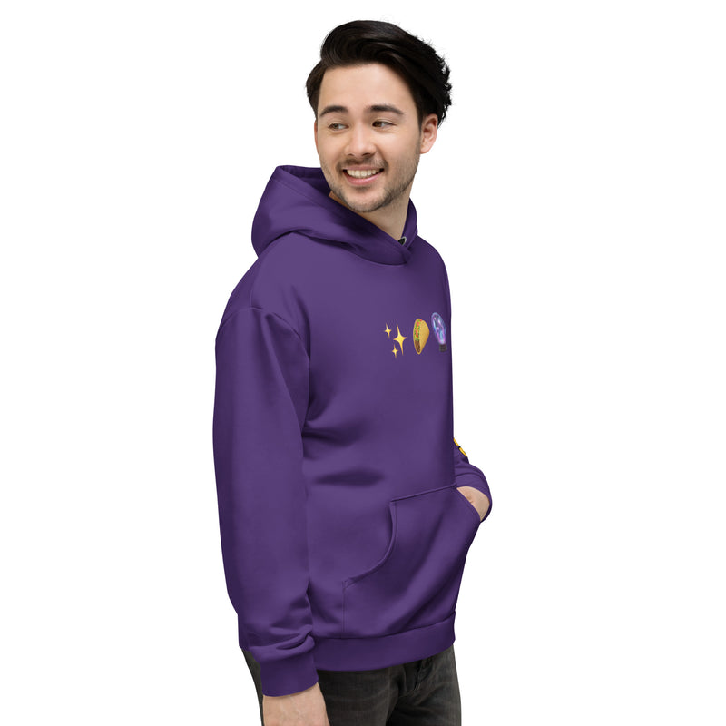 Tacotastic in Purple Unisex Hoodie