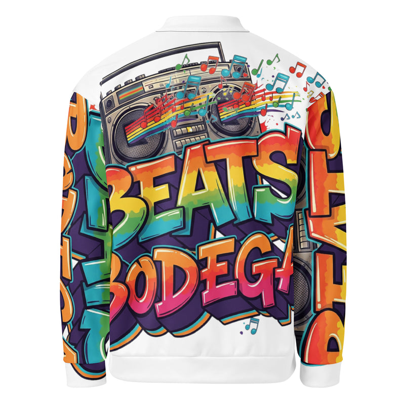 Face.Defeat Bomber Jacket Print Sleeve