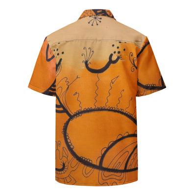 Orange Crush Button Up