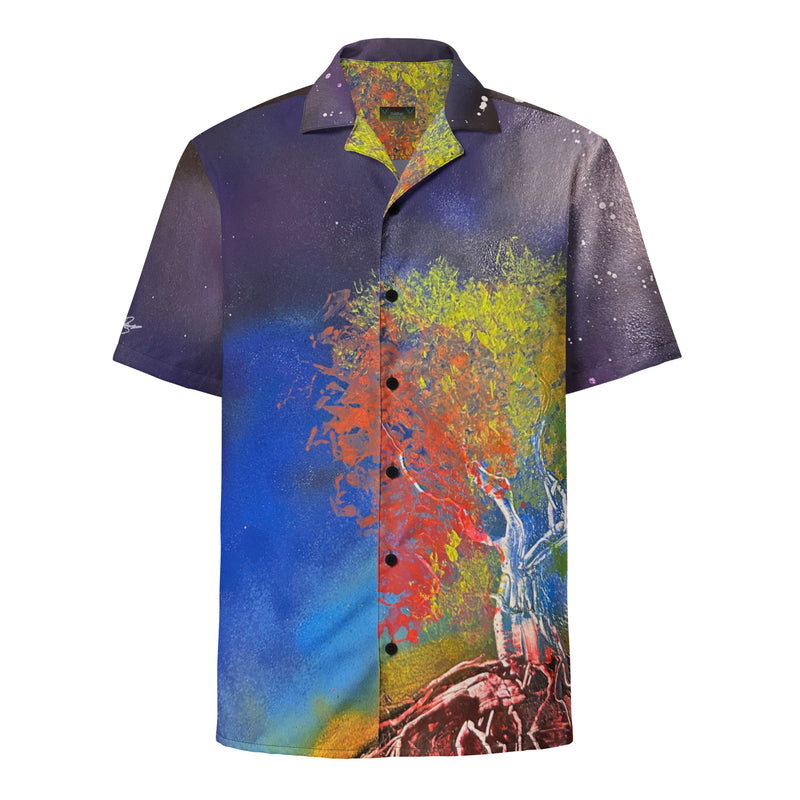 Leaf Peepin Button Up