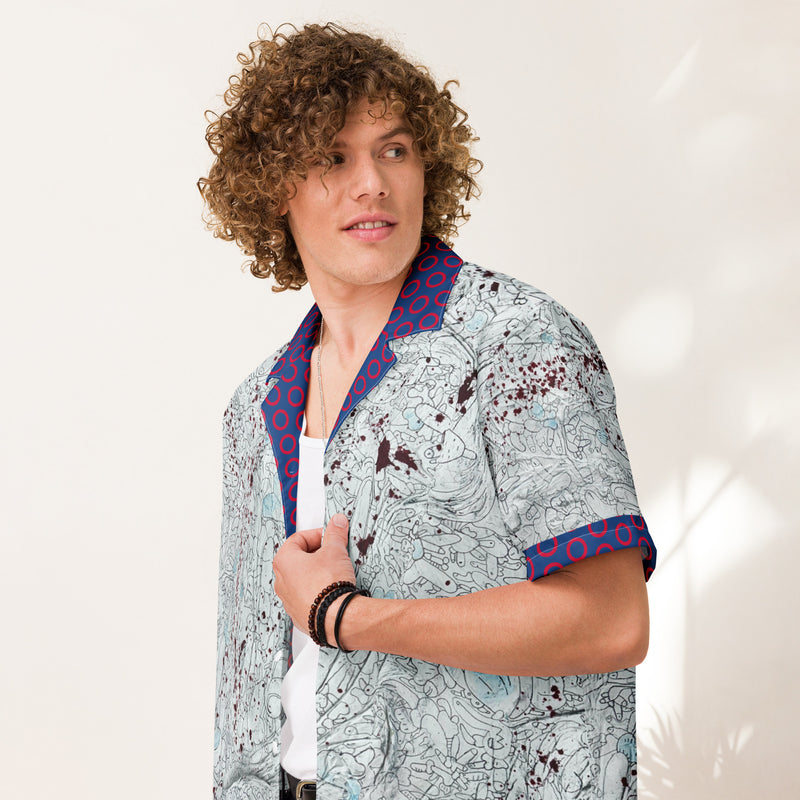 PHISH DISKS Button Up