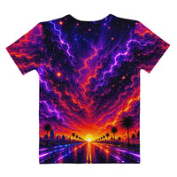 Psychedelic Highway Ladies Cotton Tee
